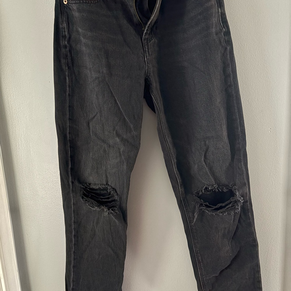 American Eagle Outfitters Black Straight Leg Jeans
